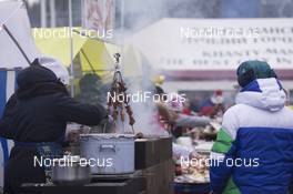 19.03.2016, Khanty-Mansiysk, Russia (RUS): Event Feature: fans in the food and entrance area of the stadium-  IBU world cup biathlon, pursuit women, Khanty-Mansiysk (RUS). www.nordicfocus.com. © Manzoni/NordicFocus. Every downloaded picture is fee-liable.