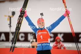 19.03.2016, Khanty-Mansiysk, Russia (RUS): Kaisa Maekaeraeinen (FIN) -  IBU world cup biathlon, pursuit women, Khanty-Mansiysk (RUS). www.nordicfocus.com. © Tumashov/NordicFocus. Every downloaded picture is fee-liable.