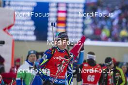 18.03.2016, Khanty-Mansiysk, Russia (RUS): Quentin Fillon Maillet (FRA) -  IBU world cup biathlon, sprint men, Khanty-Mansiysk (RUS). www.nordicfocus.com. © Manzoni/NordicFocus. Every downloaded picture is fee-liable.