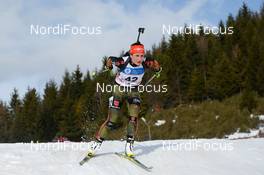 28.01.2016, Cheile Gradistei, Romania (ROU): MAIER Christin(GER) - IBU Youth and Junior world ski championships biathlon, individual women junior, Cheile Gradistei (ROU). www.nordicfocus.com. © Tumashov/NordicFocus. Every downloaded picture is fee-liable.