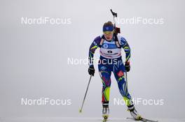 31.01.2016, Cheile Gradistei, Romania (ROU): BEGUE Myrtille(FRA) - IBU Youth and Junior world ski championships biathlon, pursuit women youth, Cheile Gradistei (ROU). www.nordicfocus.com. © Tumashov/NordicFocus. Every downloaded picture is fee-liable.
