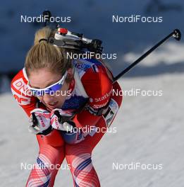 29.01.2016, Cheile Gradistei, Romania (ROU): KALKENBERG Emilie Aagheim(NOR) - IBU Youth and Junior world ski championships biathlon, sprint women youth, Cheile Gradistei (ROU). www.nordicfocus.com. © Tumashov/NordicFocus. Every downloaded picture is fee-liable.
