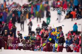 10.03.2016, Oslo, Norway (NOR): Martin Fourcade (FRA) - IBU world championships biathlon, individual men, Oslo (NOR). www.nordicfocus.com. © Tumashov/NordicFocus. Every downloaded picture is fee-liable.