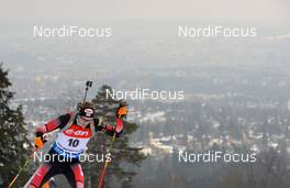 10.03.2016, Oslo, Norway (NOR): Dominik Landertinger (AUT) - IBU world championships biathlon, individual men, Oslo (NOR). www.nordicfocus.com. © Tumashov/NordicFocus. Every downloaded picture is fee-liable.
