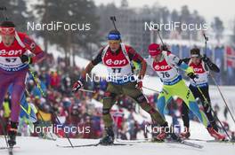 10.03.2016, Oslo, Norway (NOR): Erik Lesser (GER) - IBU world championships biathlon, individual men, Oslo (NOR). www.nordicfocus.com. © NordicFocus. Every downloaded picture is fee-liable.