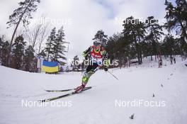 10.03.2016, Oslo, Norway (NOR): Dmitriy Dyuzhev (BLR) - IBU world championships biathlon, individual men, Oslo (NOR). www.nordicfocus.com. © NordicFocus. Every downloaded picture is fee-liable.