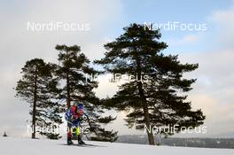 10.03.2016, Oslo, Norway (NOR): Simon Desthieux (FRA) - IBU world championships biathlon, individual men, Oslo (NOR). www.nordicfocus.com. © Tumashov/NordicFocus. Every downloaded picture is fee-liable.