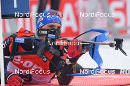 10.03.2016, Oslo, Norway (NOR): Simon Schempp (GER) - IBU world championships biathlon, individual men, Oslo (NOR). www.nordicfocus.com. © Tumashov/NordicFocus. Every downloaded picture is fee-liable.