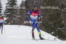10.03.2016, Oslo, Norway (NOR): Simon Fourcade (FRA) - IBU world championships biathlon, individual men, Oslo (NOR). www.nordicfocus.com. © NordicFocus. Every downloaded picture is fee-liable.