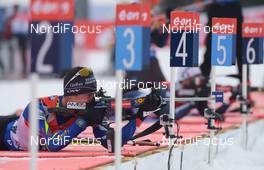 10.03.2016, Oslo, Norway (NOR): Quentin Fillon Maillet (FRA) - IBU world championships biathlon, individual men, Oslo (NOR). www.nordicfocus.com. © Tumashov/NordicFocus. Every downloaded picture is fee-liable.