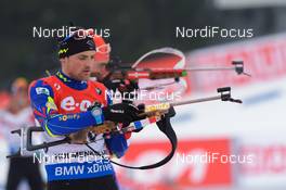 10.03.2016, Oslo, Norway (NOR): Simon Desthieux (FRA) - IBU world championships biathlon, individual men, Oslo (NOR). www.nordicfocus.com. © Tumashov/NordicFocus. Every downloaded picture is fee-liable.