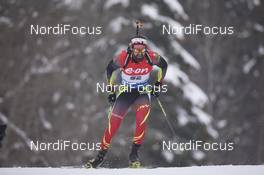 10.03.2016, Oslo, Norway (NOR): Michael Roesch (BEL) - IBU world championships biathlon, individual men, Oslo (NOR). www.nordicfocus.com. © NordicFocus. Every downloaded picture is fee-liable.