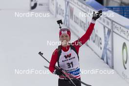 09.03.2016, Oslo, Norway (NOR): Julia Ransom (CAN) - IBU world championships biathlon, individual women, Oslo (NOR). www.nordicfocus.com. © NordicFocus. Every downloaded picture is fee-liable.