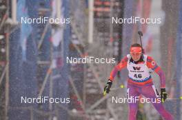 09.03.2016, Oslo, Norway (NOR): Susan Dunklee (USA) - IBU world championships biathlon, individual women, Oslo (NOR). www.nordicfocus.com. © Tumashov/NordicFocus. Every downloaded picture is fee-liable.