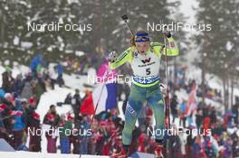 09.03.2016, Oslo, Norway (NOR): Linn Persson (SWE) - IBU world championships biathlon, individual women, Oslo (NOR). www.nordicfocus.com. © NordicFocus. Every downloaded picture is fee-liable.