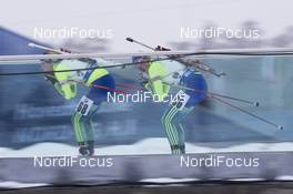 09.03.2016, Oslo, Norway (NOR): Ingela Andersson (SWE), Emma Nilsson (SWE), (l-r) - IBU world championships biathlon, individual women, Oslo (NOR). www.nordicfocus.com. © NordicFocus. Every downloaded picture is fee-liable.