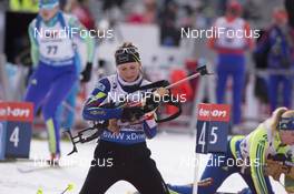 09.03.2016, Oslo, Norway (NOR): Justine Braisaz (FRA) - IBU world championships biathlon, individual women, Oslo (NOR). www.nordicfocus.com. © NordicFocus. Every downloaded picture is fee-liable.