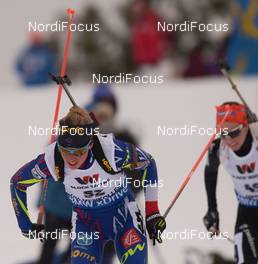 09.03.2016, Oslo, Norway (NOR): Marie Dorin Habert (FRA) - IBU world championships biathlon, individual women, Oslo (NOR). www.nordicfocus.com. © Tumashov/NordicFocus. Every downloaded picture is fee-liable.