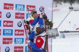 09.03.2016, Oslo, Norway (NOR): Marie Dorin Habert (FRA), Anais Bescond (FRA), (l-r) - IBU world championships biathlon, individual women, Oslo (NOR). www.nordicfocus.com. © NordicFocus. Every downloaded picture is fee-liable.