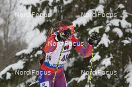 09.03.2016, Oslo, Norway (NOR): Susan Dunklee (USA) - IBU world championships biathlon, individual women, Oslo (NOR). www.nordicfocus.com. © NordicFocus. Every downloaded picture is fee-liable.