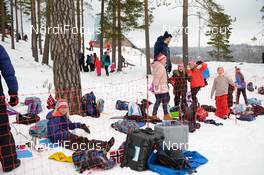 09.03.2016, Oslo, Norway (NOR): Event Feature: little norwegian fans- IBU world championships biathlon, individual women, Oslo (NOR). www.nordicfocus.com. © Tumashov/NordicFocus. Every downloaded picture is fee-liable.