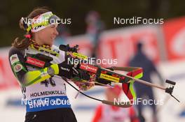 09.03.2016, Oslo, Norway (NOR): Nadezhda Skardino (BLR) - IBU world championships biathlon, individual women, Oslo (NOR). www.nordicfocus.com. © Tumashov/NordicFocus. Every downloaded picture is fee-liable.