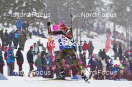 09.03.2016, Oslo, Norway (NOR): Franziska Hildebrand (GER) - IBU world championships biathlon, individual women, Oslo (NOR). www.nordicfocus.com. © NordicFocus. Every downloaded picture is fee-liable.
