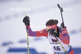 09.03.2016, Oslo, Norway (NOR): Susan Dunklee (USA) - IBU world championships biathlon, individual women, Oslo (NOR). www.nordicfocus.com. © NordicFocus. Every downloaded picture is fee-liable.