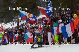 13.03.2016, Oslo, Norway (NOR): Erik Lesser (GER) - IBU world championships biathlon, mass men, Oslo (NOR). www.nordicfocus.com. © Tumashov/NordicFocus. Every downloaded picture is fee-liable.
