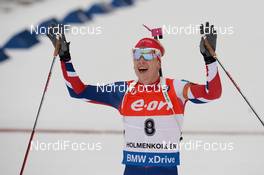 13.03.2016, Oslo, Norway (NOR): Johannes Thingnes Boe (NOR) - IBU world championships biathlon, mass men, Oslo (NOR). www.nordicfocus.com. © Tumashov/NordicFocus. Every downloaded picture is fee-liable.