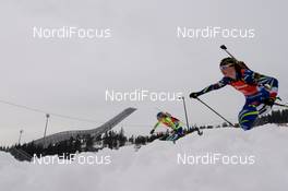 13.03.2016, Oslo, Norway (NOR): Justine Braisaz (FRA) - IBU world championships biathlon, mass women, Oslo (NOR). www.nordicfocus.com. © Tumashov/NordicFocus. Every downloaded picture is fee-liable.