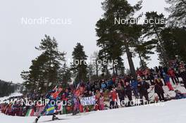 13.03.2016, Oslo, Norway (NOR): Dorothea Wierer (ITA), Hannah Dreissigacker (USA) - IBU world championships biathlon, mass women, Oslo (NOR). www.nordicfocus.com. © Tumashov/NordicFocus. Every downloaded picture is fee-liable.