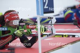 13.03.2016, Oslo, Norway (NOR): Laura Dahlmeier (GER) - IBU world championships biathlon, mass women, Oslo (NOR). www.nordicfocus.com. © NordicFocus. Every downloaded picture is fee-liable.