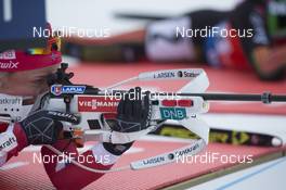 13.03.2016, Oslo, Norway (NOR): Tiril Eckhoff (NOR) - IBU world championships biathlon, mass women, Oslo (NOR). www.nordicfocus.com. © NordicFocus. Every downloaded picture is fee-liable.