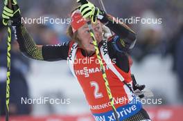 13.03.2016, Oslo, Norway (NOR): Laura Dahlmeier (GER) - IBU world championships biathlon, mass women, Oslo (NOR). www.nordicfocus.com. © NordicFocus. Every downloaded picture is fee-liable.