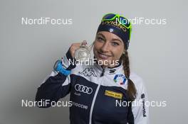 06.03.2016, Oslo, Norway (NOR): Dorothea Wierer (ITA) - IBU world championships biathlon, medals, Oslo (NOR). www.nordicfocus.com. © NordicFocus. Every downloaded picture is fee-liable.
