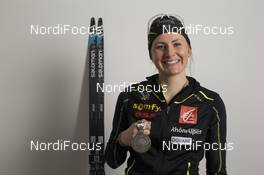11.03.2016, Oslo, Norway (NOR): Justine Braisaz (FAR) - IBU world championships biathlon, medals, Oslo (NOR). www.nordicfocus.com. © NordicFocus. Every downloaded picture is fee-liable.