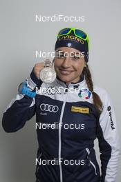 06.03.2016, Oslo, Norway (NOR): Dorothea Wierer (ITA) - IBU world championships biathlon, medals, Oslo (NOR). www.nordicfocus.com. © NordicFocus. Every downloaded picture is fee-liable.