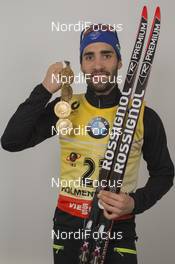 10.03.2016, Oslo, Norway (NOR): Martin Fourcade (FRA) - IBU world championships biathlon, medals, Oslo (NOR). www.nordicfocus.com. © NordicFocus. Every downloaded picture is fee-liable.