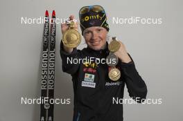 09.03.2016, Oslo, Norway (NOR): Marie Dorin Habert (FRA) - IBU world championships biathlon, medals, Oslo (NOR). www.nordicfocus.com. © NordicFocus. Every downloaded picture is fee-liable.