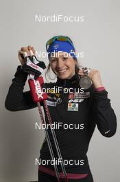 11.03.2016, Oslo, Norway (NOR): Anais Chevalier (FRA) - IBU world championships biathlon, medals, Oslo (NOR). www.nordicfocus.com. © NordicFocus. Every downloaded picture is fee-liable.