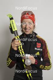 11.03.2016, Oslo, Norway (NOR): Franziska Preuss (GER) - IBU world championships biathlon, medals, Oslo (NOR). www.nordicfocus.com. © NordicFocus. Every downloaded picture is fee-liable.