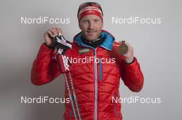 10.03.2016, Oslo, Norway (NOR): Simon Eder (AUT) - IBU world championships biathlon, medals, Oslo (NOR). www.nordicfocus.com. © NordicFocus. Every downloaded picture is fee-liable.