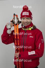 06.03.2016, Oslo, Norway (NOR): Ole Einar Bjoerndalen (NOR) - IBU world championships biathlon, medals, Oslo (NOR). www.nordicfocus.com. © NordicFocus. Every downloaded picture is fee-liable.