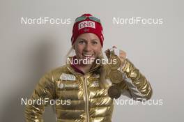 11.03.2016, Oslo, Norway (NOR): Tiril Eckhoff (NOR) - IBU world championships biathlon, medals, Oslo (NOR). www.nordicfocus.com. © NordicFocus. Every downloaded picture is fee-liable.