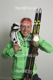 11.03.2016, Oslo, Norway (NOR): Laura Dahlmeier (GER) - IBU world championships biathlon, medals, Oslo (NOR). www.nordicfocus.com. © NordicFocus. Every downloaded picture is fee-liable.