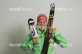 09.03.2016, Oslo, Norway (NOR): Laura Dahlmeier (GER) - IBU world championships biathlon, medals, Oslo (NOR). www.nordicfocus.com. © NordicFocus. Every downloaded picture is fee-liable.