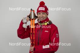 06.03.2016, Oslo, Norway (NOR): Ole Einar Bjoerndalen (NOR) - IBU world championships biathlon, medals, Oslo (NOR). www.nordicfocus.com. © NordicFocus. Every downloaded picture is fee-liable.