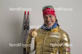 11.03.2016, Oslo, Norway (NOR): Synnoeve Solemdal (NOR) - IBU world championships biathlon, medals, Oslo (NOR). www.nordicfocus.com. © NordicFocus. Every downloaded picture is fee-liable.