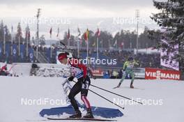 03.03.2016, Oslo, Norway (NOR): Julia Ransom (CAN) - IBU world championships biathlon, relay mixed, Oslo (NOR). www.nordicfocus.com. © Manzoni/NordicFocus. Every downloaded picture is fee-liable.